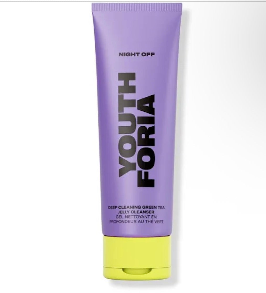 Youth Foria Night Off Deep Cleansing Green Tea Jelly Cleanser Korean Beauty