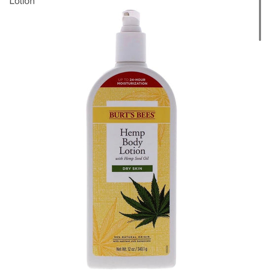 Burt’s Bees’ Hemp Seed Oil Body Lotion - 12 oz