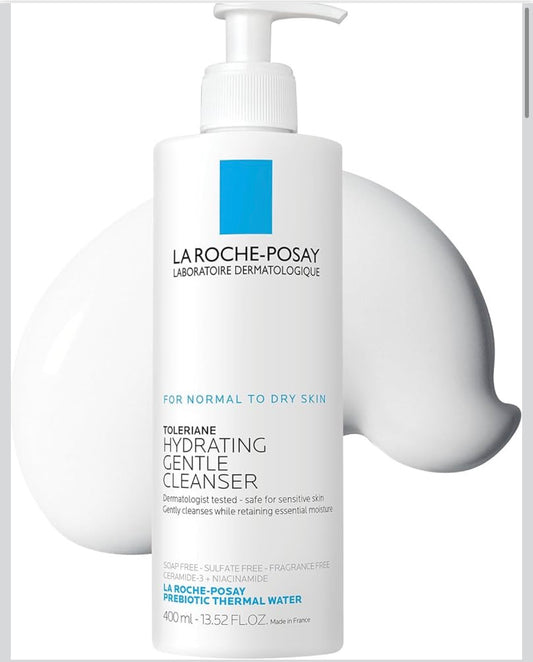 LA-ROCHE POSAY Toleriane Hydrating Gentle Face Cleanser for Dry Skin