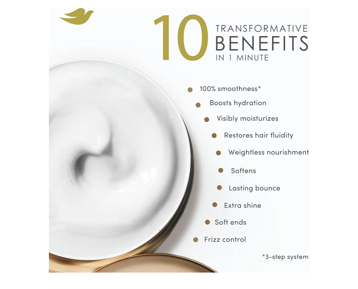 Dove Hair Hyaluronic Moisture for Dry Hair 10-in-1 Hydrating Hair Mask