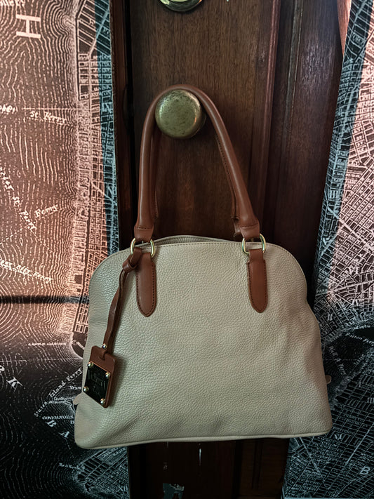 Valentina Italia Leather Vacchetta Handbag