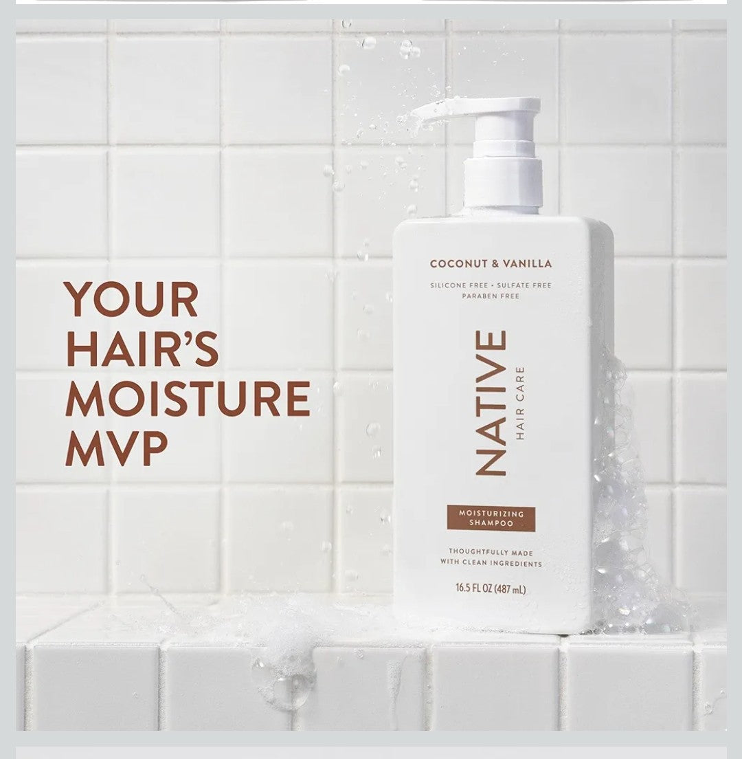 Native Coconut & Vanilla Conditioner Contain Naturally Derived Ingredients