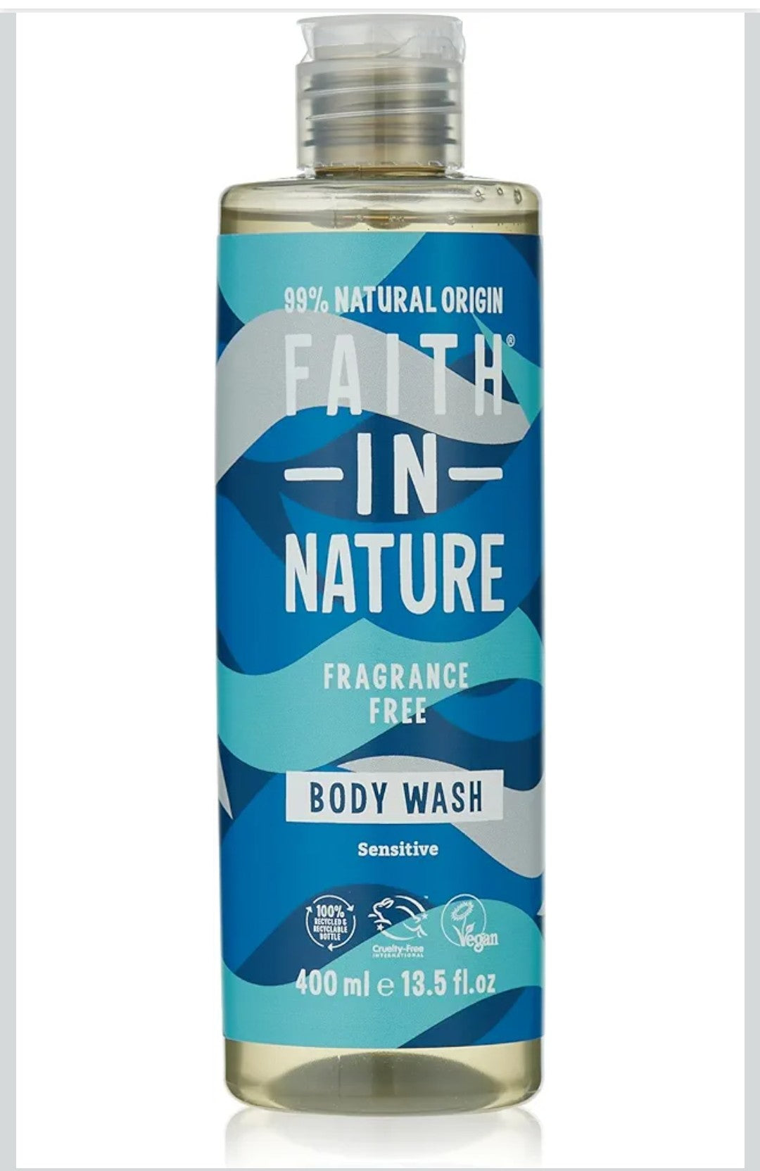 Faith in Nature Fragrance Free Shower Gel & Foam Bath