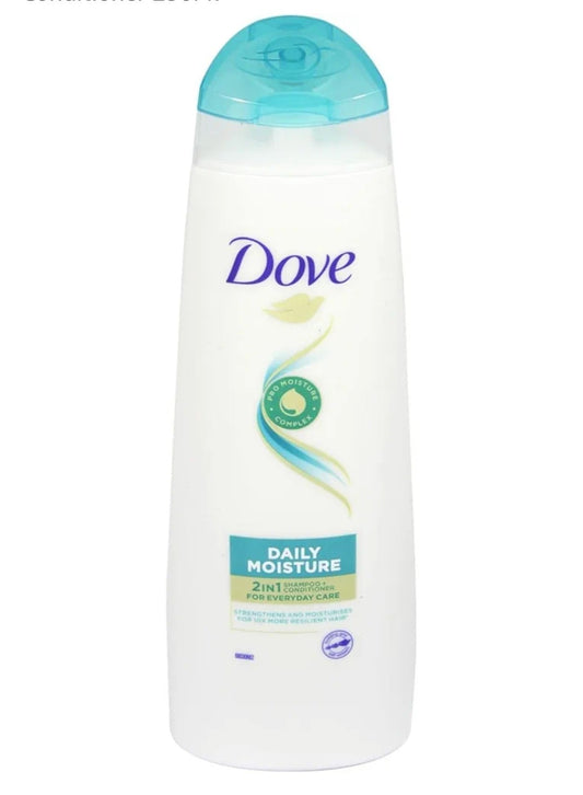 Dove Daily Moisture 2-In-1 Shampoo And Conditioner 250Ml