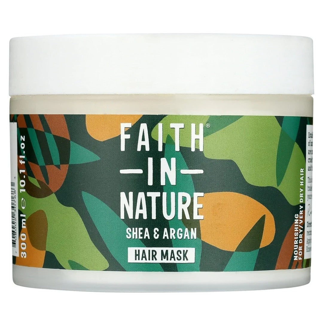 Faith in Nature SHEA & ARGAN NOURISHING HAIR MASK 10oz