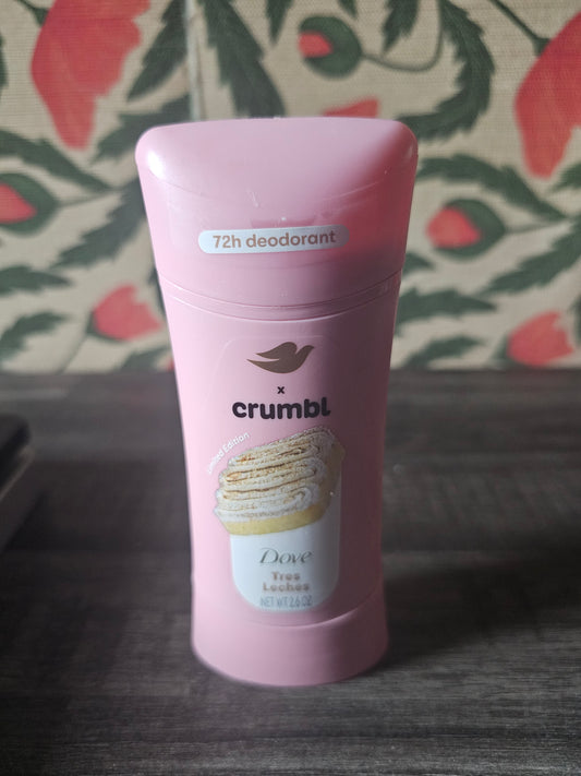 Dove x Crumbl Limited Edition Tres Leches Deodorant