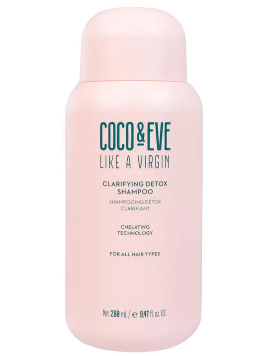Coco and Eve Clarifying Detox Shampoo. Remove Hard Water & Product Build Up. With Hibiscus Cider Vinegar to Detox Scalp. Color Safe & Non-Stripping. (280 ml)